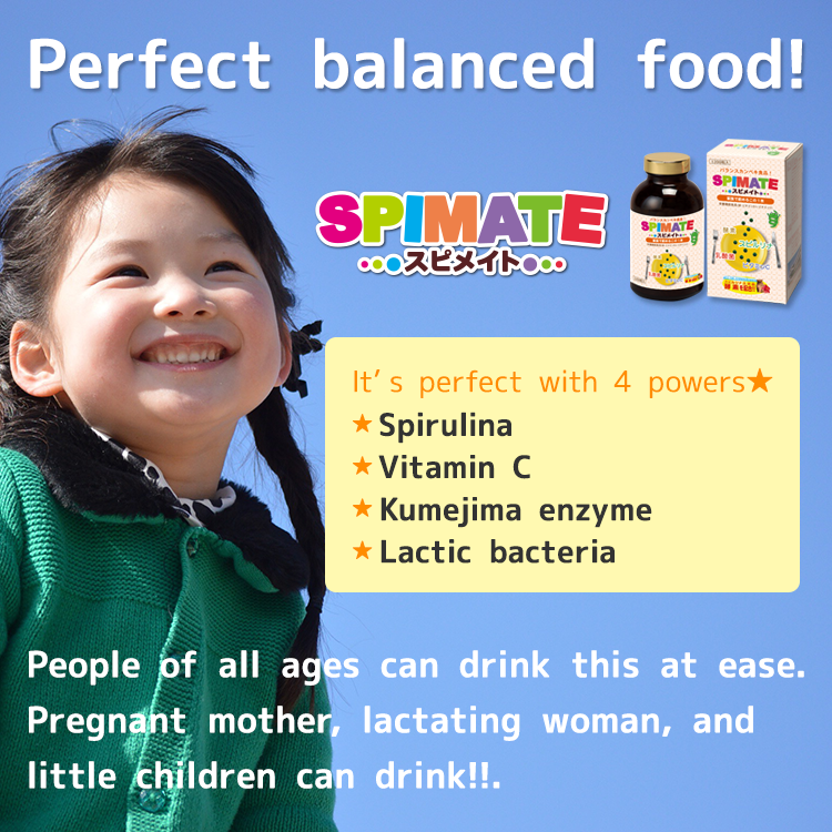 Special Spirulina which is chosen by people who care about their health much